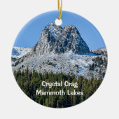 Kristal Crag, Mammoth Lakes, CA. Keramisch Ornament (Voorkant)