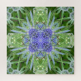 Kristal Distel bloempatroon Legpuzzel