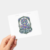 Kristal edelsteen kat kat moeder cadeau idee - Kri Badge (Handheld)