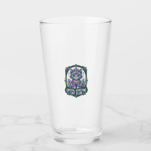 Kristal edelsteen kat kat moeder cadeau idee - Kri Glas (Voorkant)