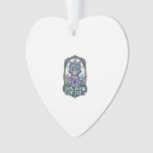 Kristal edelsteen kat kat moeder cadeau idee - Kri Ornament (voorkant)