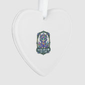 Kristal edelsteen kat kat moeder cadeau idee - Kri Ornament (voorkant)