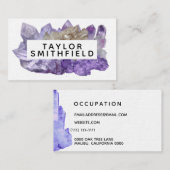 kristal eenvoudig visitekaartje (Voorkant / Achterkant)