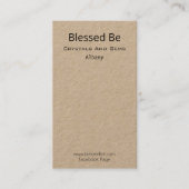 Kristal- en Gem-pakketondersteuning Visitekaartje (Voorkant)