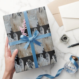 Kristal Energie Kwartskluster Cadeaupapier