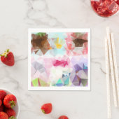 Kristal geometrische vormen Papieren servetten (Insitu)