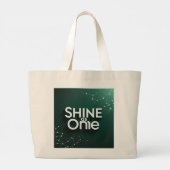 Kristal Glans Grote Tote Bag (Achterkant)
