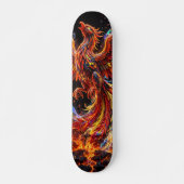 Kristal Ijs Draak Mozaïek Skateboard (Voorkant)
