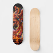 Kristal Ijs Draak Mozaïek Skateboard (Voorkant)