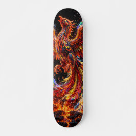 Kristal Ijs Draak Mozaïek Skateboard
