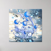 Kristal Ijs Schip Canvas Afdruk (Voorkant)