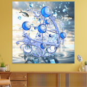 Kristal Ijs Schip Canvas Afdruk (Insitu (Woonkamer))