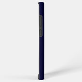 Kristal Ijs Zeepaardje op Blauwe Achtergrond Samsung Galaxy Hoesje (Rechterkant)