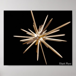 kristal in 3d poster