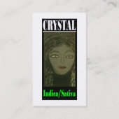 KRISTAL INDICA SATIVA VISITEKAARTJE (Achterkant)