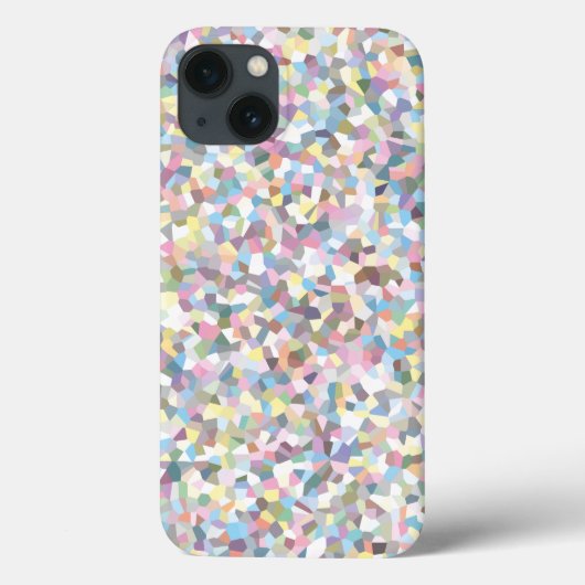 Kristal Kleurrijk Patroon Case-Mate iPhone Case (Achterkant)
