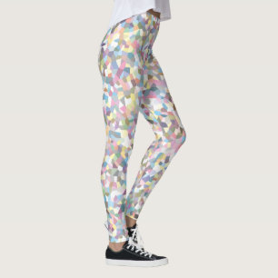Kristal Kleurrijk Patroon Leggings