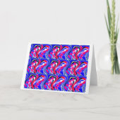 Kristal kunst feestdagen kaart (Voorkant)