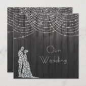 Kristal Light-nacht in de garnalenbruiloft Kaart (Voorkant / Achterkant)