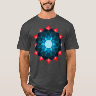 kristal mandala diamant t-shirt