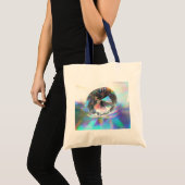 Kristal op holograaf tote bag (Voorkant (product))