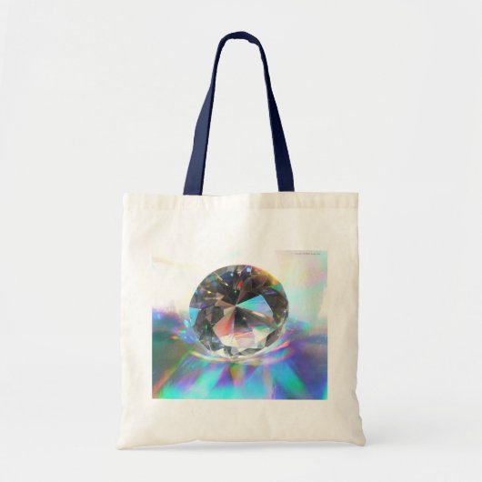 Kristal op holograaf tote bag (Voorkant)