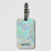 kristal opal bagagelabel (Voorkant (verticaal))