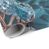 Kristal Ornamenten en Pareltjes Wrapping Papier (Rol Hoek)