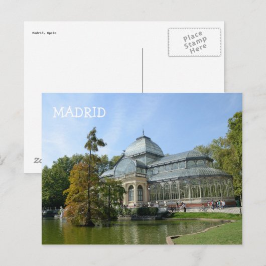 Kristal Palace, Madrid Briefkaart (Voorkant / Achterkant)