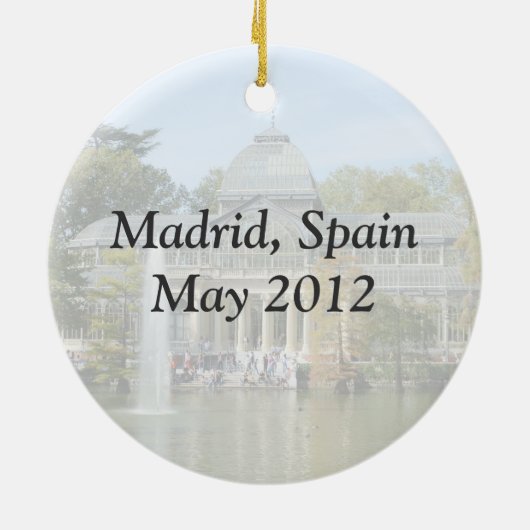 Kristal Palace, Madrid Ornament (Achterkant)