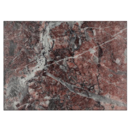 Kristal Roos Stone Pattern Achtergrond - dramatisc Snijplank (Voorkant)