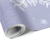 kristal sneeuwvlokken inpakpapier (Rol Hoek)