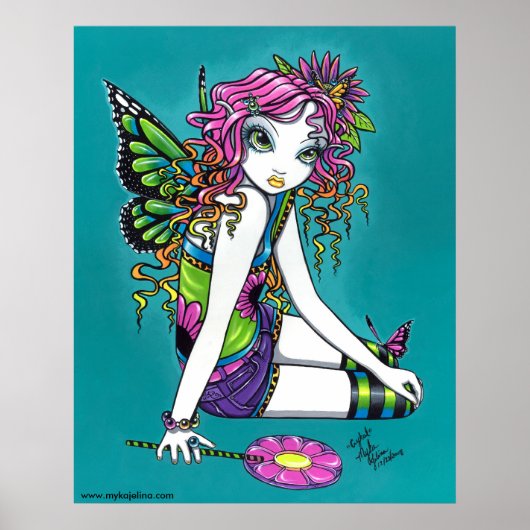 Kristal Snoep Rainbow Fairy Poster (Voorkant)