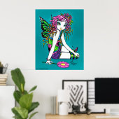 Kristal Snoep Rainbow Fairy Poster (Thuiskantoor)