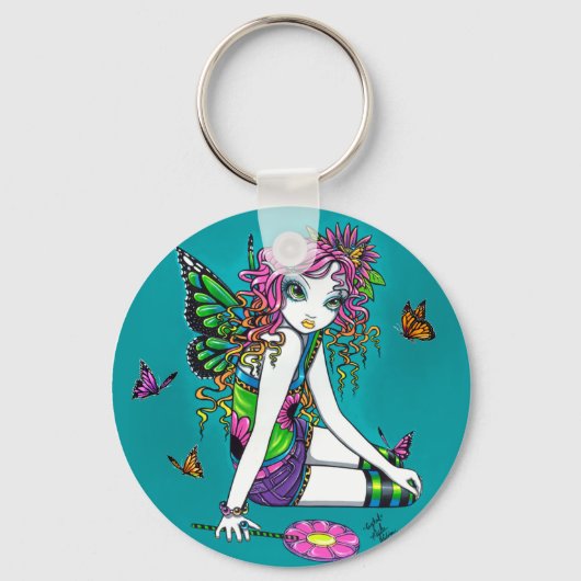 Kristal Snoep Rainbow Fairy Sleutelhanger (Voorkant)