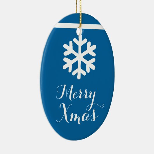 Kristal Snowflake kerstkerstversiering Keramisch Ornament (Rechts)