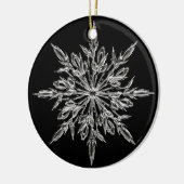 Kristal Snowflake kerstversiering Keramisch Ornament (Links)