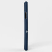 Kristal Snowflakes blue iPhone Case (Achterkant/rechts)