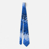 Kristal Striped Spectrum Blue met twee zijden Stropdas (Achterkant)