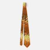 Kristal Striped Spectrum Oranje met twee zijden Stropdas (Achterkant)