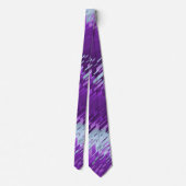 Kristal Striped Spectrum Violet Two-Sided Stropdas (Achterkant)