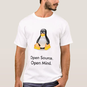 Kristal Tux, open source. Open geest. T-shirt