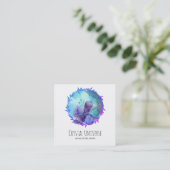 *~* Kristal universe ventilator Vierkante Visitekaartje (Staand voorkant)