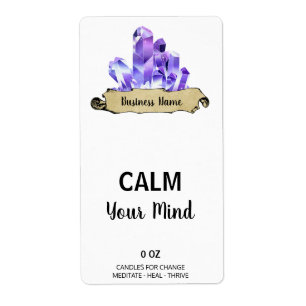 Kristal Witch White Box Labels
