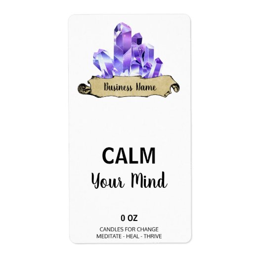 Kristal Witch White Box Labels (Voorkant)