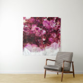 Kristalamethyst paars mineraal wandkleed (In situ)