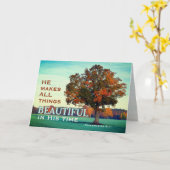 Kristalastes 3:11 Alle mooie dingen in zijn tijd Kaart (Gele Bloem)