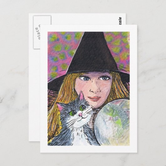 Kristalbal Briefkaart (Voorkant / Achterkant)