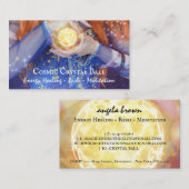 Kristalbal Energy Healing Reiki Meditation Visitekaartje (Voorkant / Achterkant)