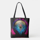 Kristalbal met oog tote bag (Achterkant)